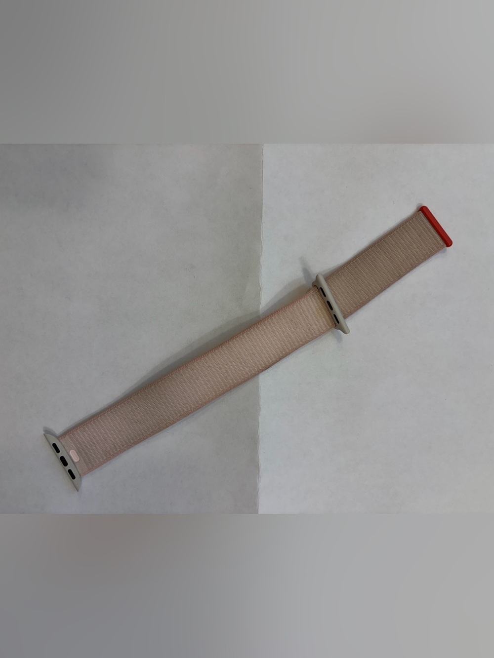 Apple Pink Nylon Loop Watch Band